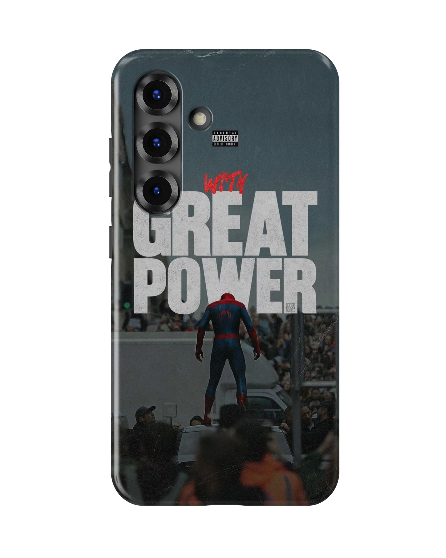 Samsung Galaxy S26 Tank Case | Superhero (Great Power)