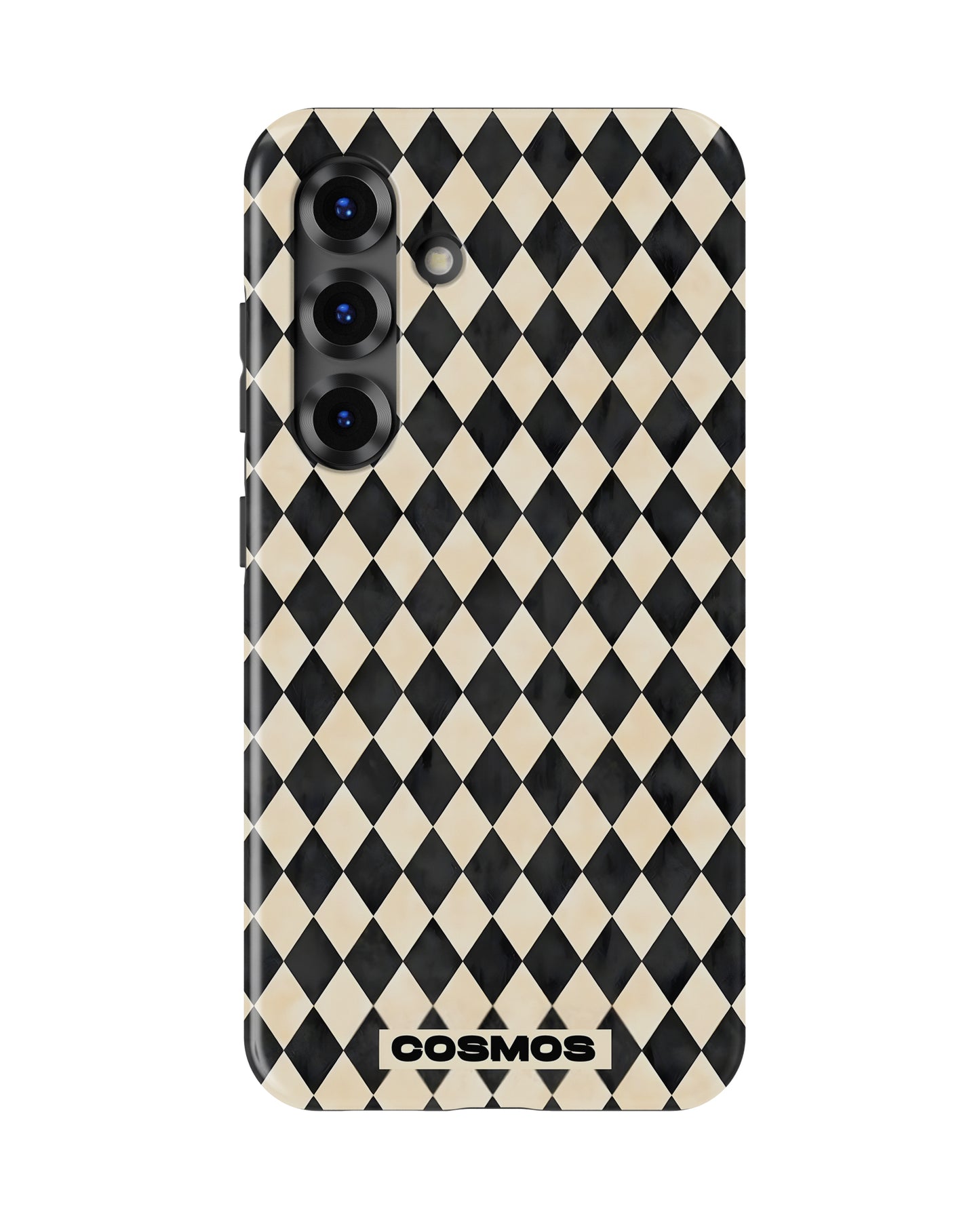 Samsung Galaxy S26 Tank Case | Textures (Harlequin Ivory)