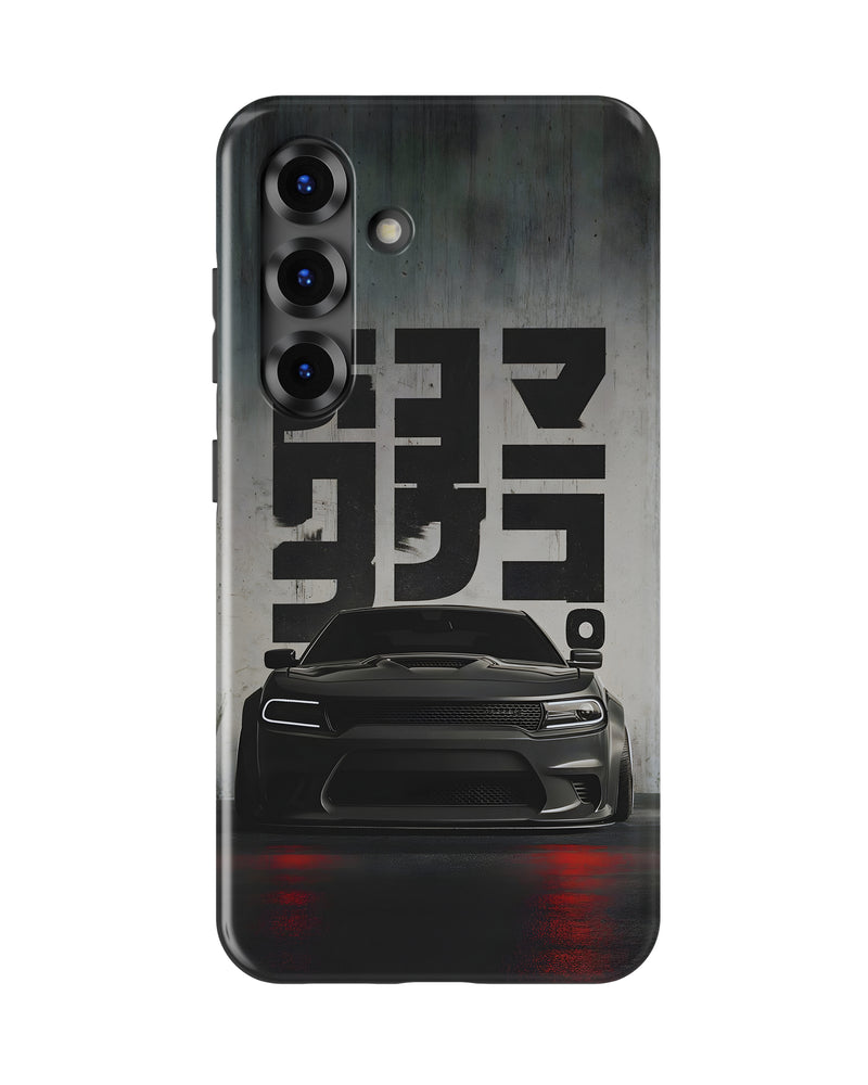 Samsung Galaxy S25 Tank Case | Sports Car (Midnight Kanji)