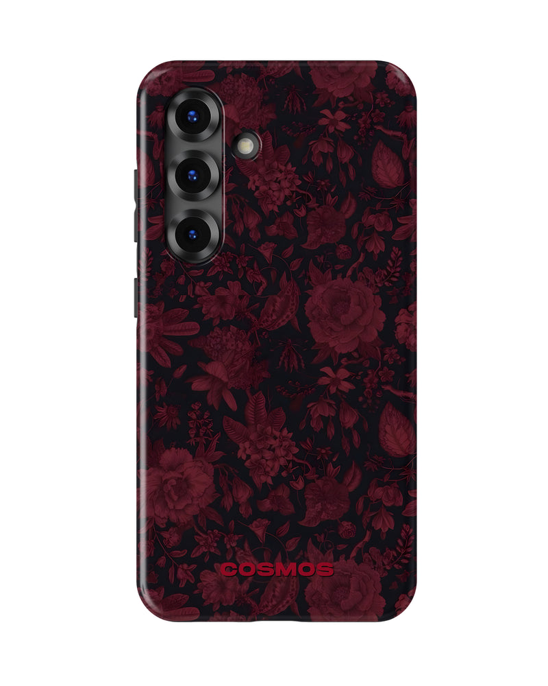 Samsung Galaxy S25 Tank Case | Textures (Midnight Rose)