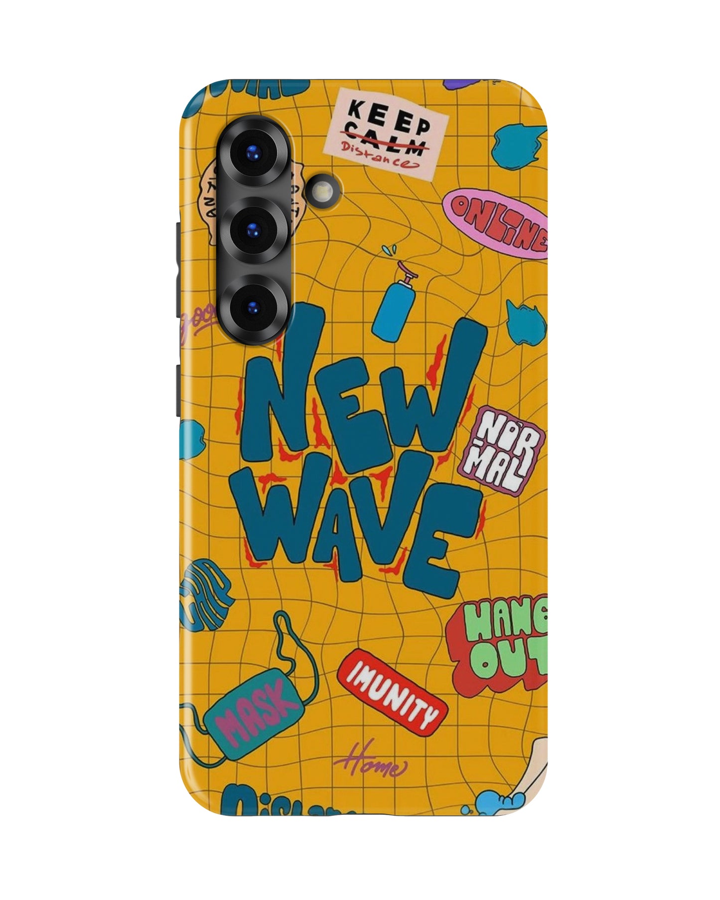 Samsung Galaxy S25 Tank Case | Modernism (New Wave)