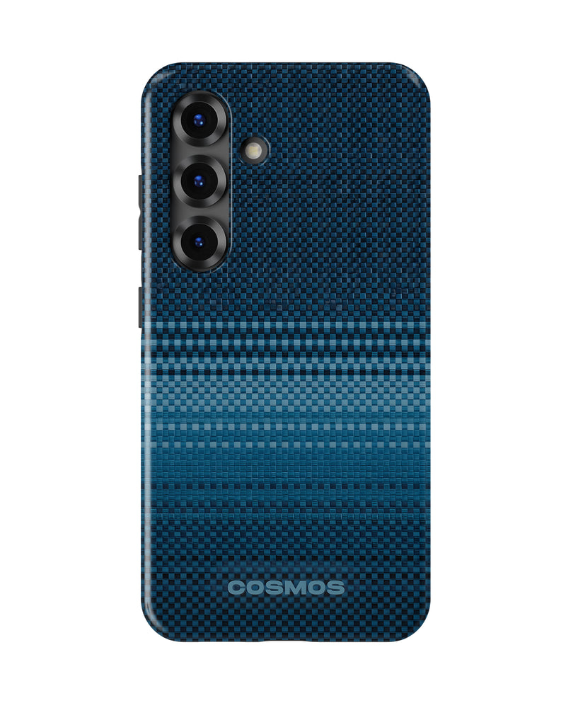Samsung Galaxy S25 Tank Case | Textures (Ocean Stitch)