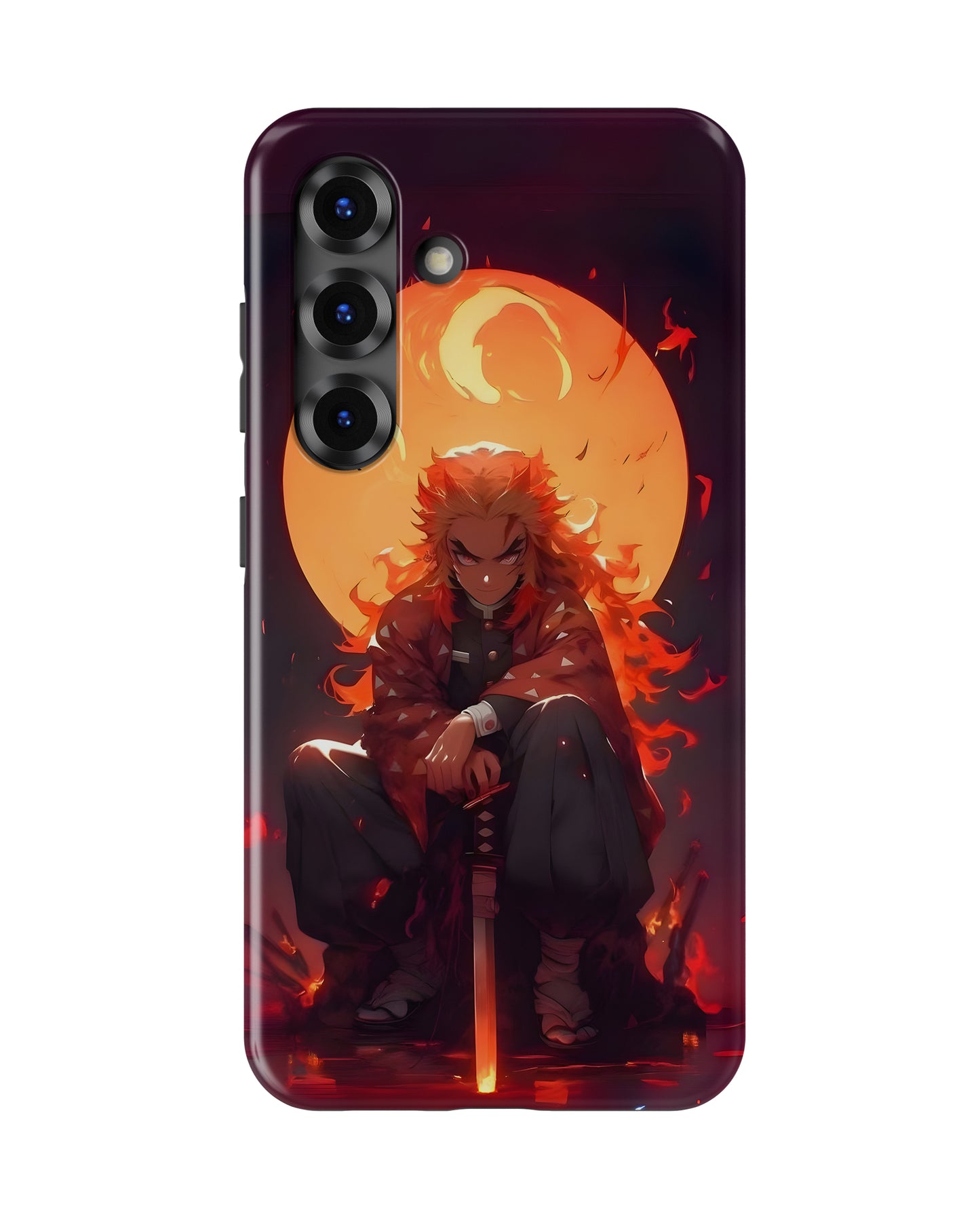 Samsung Galaxy S25 Tank Case | Anime (Rengoku)