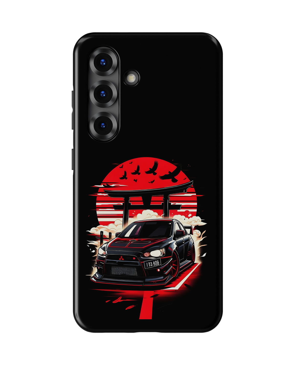 Samsung Galaxy S26 Tank Case | Sports Car (Rising Sun)