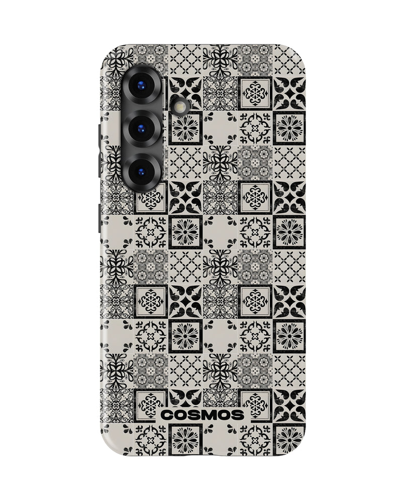 Samsung Galaxy S26 Tank Case | Textures (Vintage Mosaic)