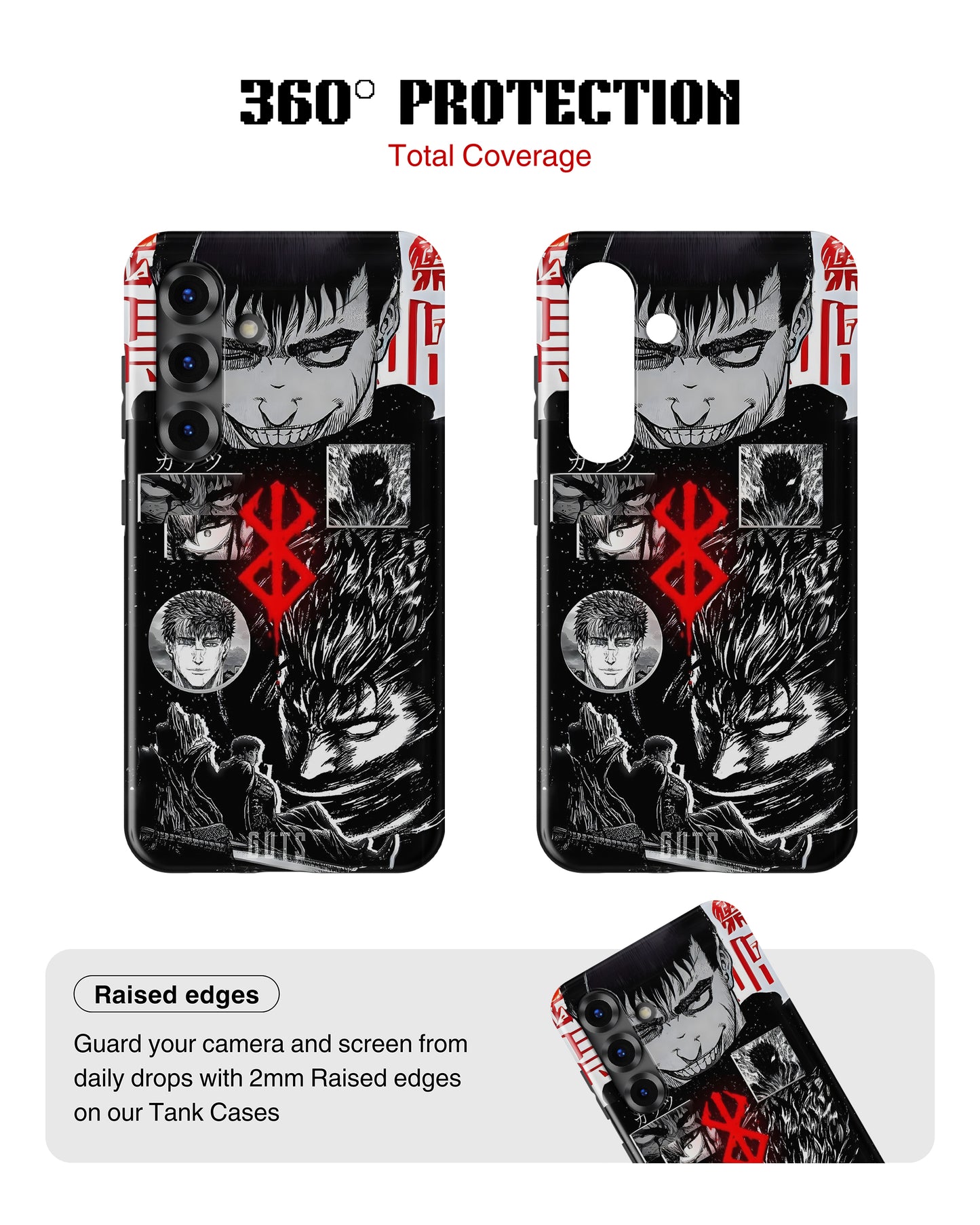 Samsung Galaxy S25 Tank Case | Anime (Black Swordsman)