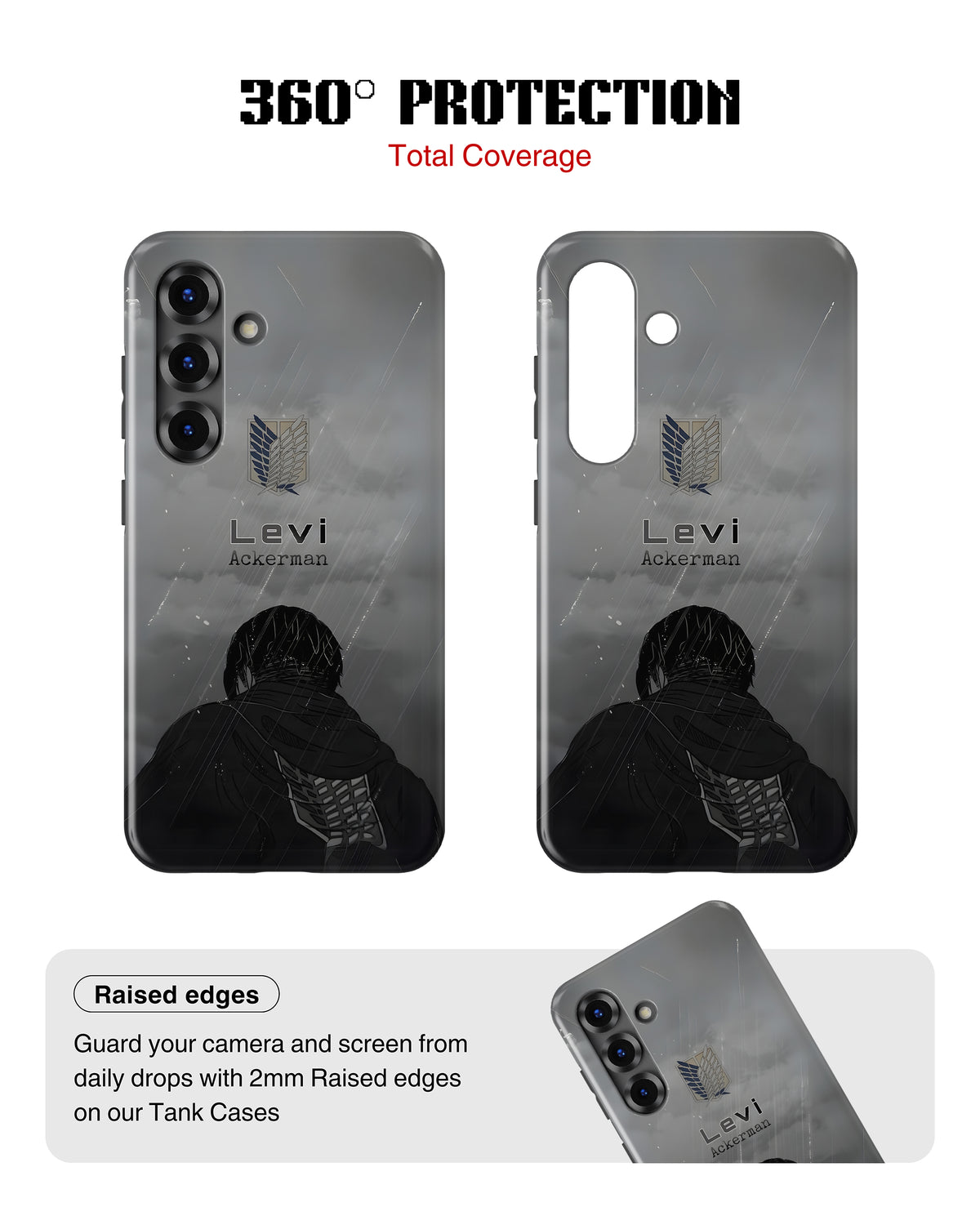 Samsung Galaxy S25 Tank Case | Anime (Captain Levi)