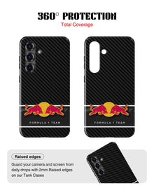 Samsung Galaxy S25 Tank Case | Formula 1 (Carbon Redbull)