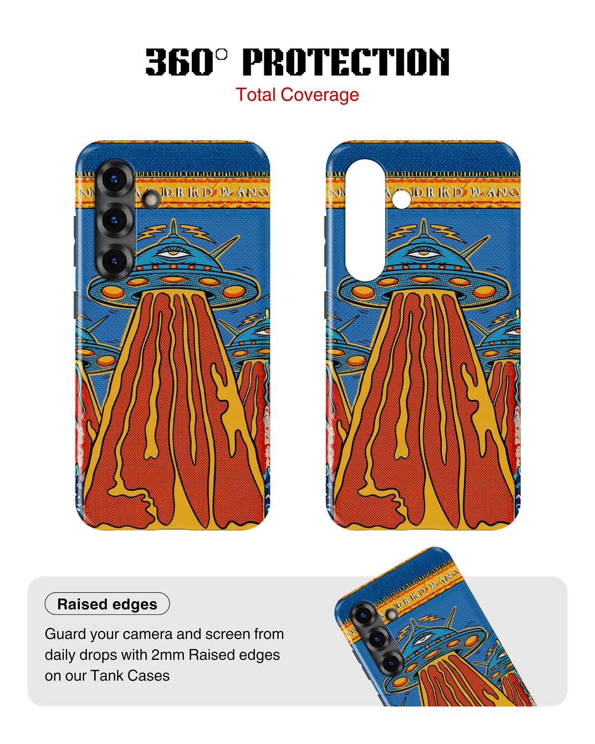 Samsung Galaxy S25 Tank Case | Modernism (Cosmic Invasion)