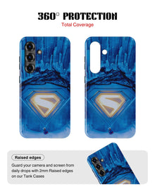 Samsung Galaxy S26 Tank Case | Superhero (Crystal Fortress)