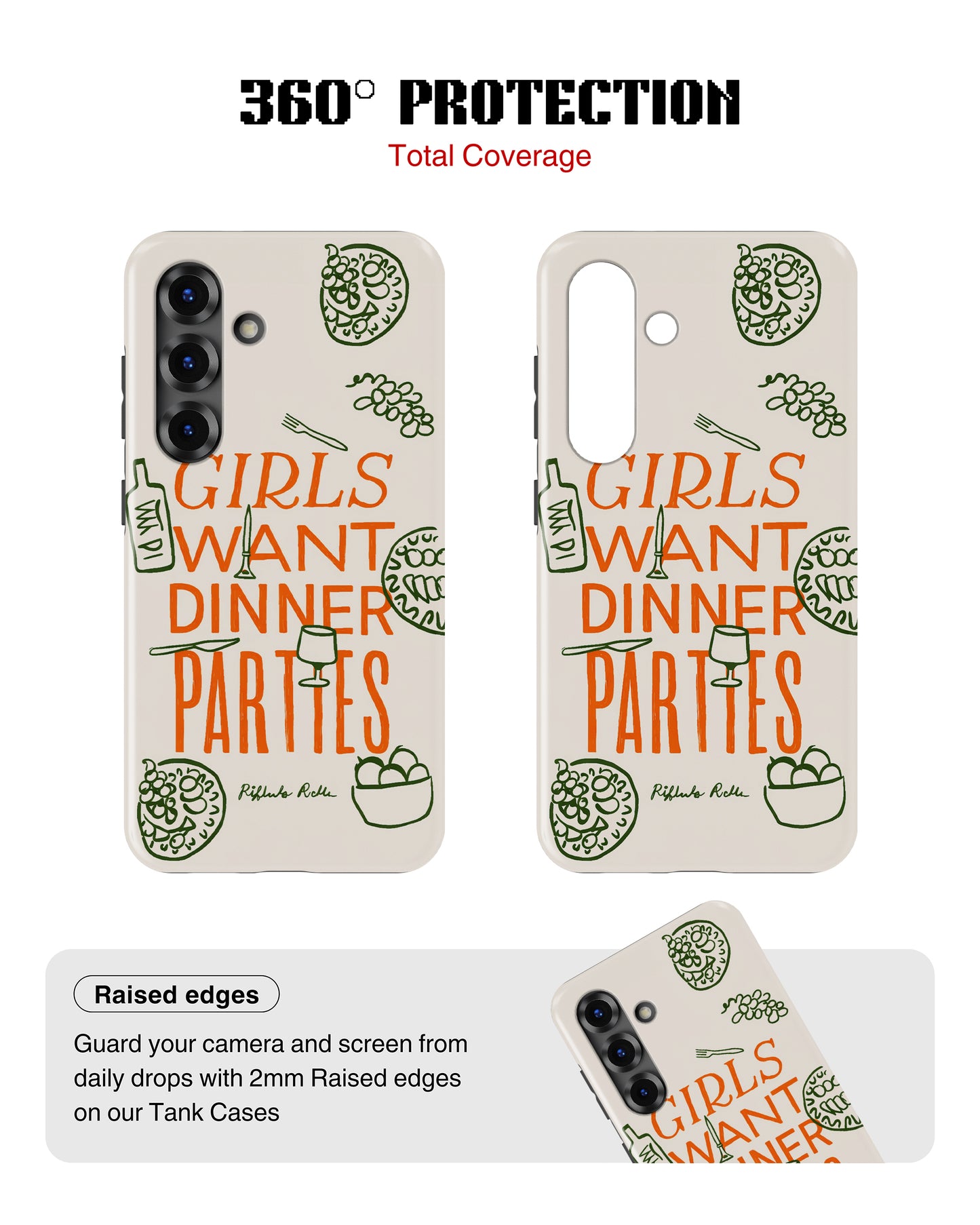 Samsung Galaxy S25 Tank Case | Girls Aesthetics (Dinner Party)