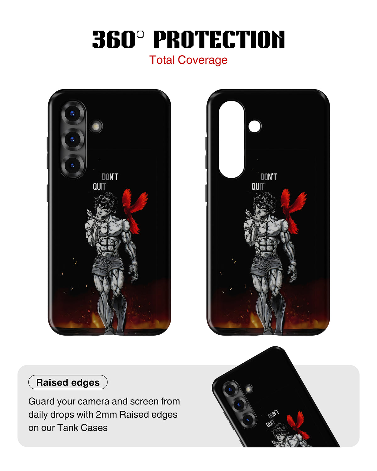 Samsung Galaxy S25 Tank Case | Anime (Dont Quit)