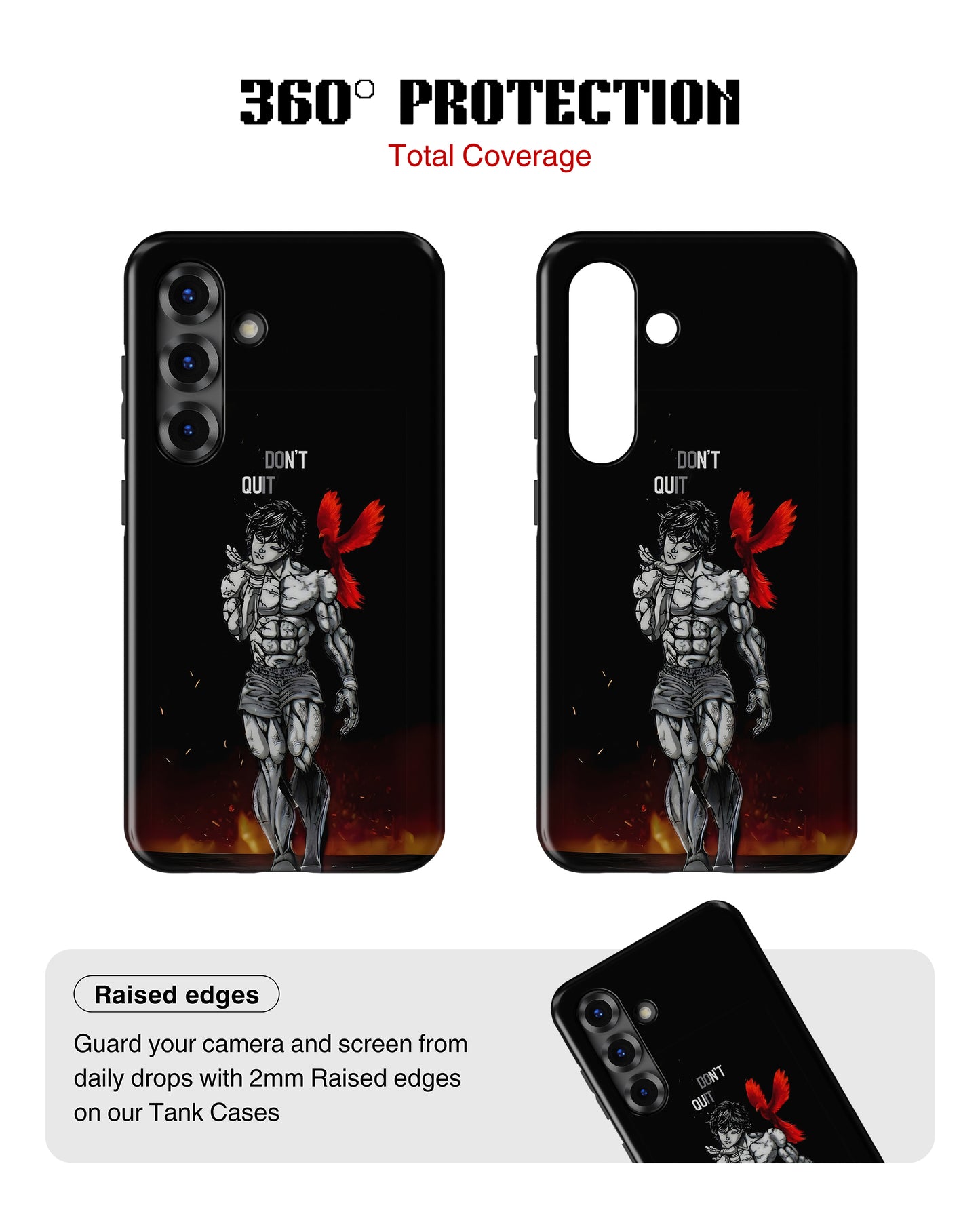 Samsung Galaxy S25 Tank Case | Anime (Dont Quit)