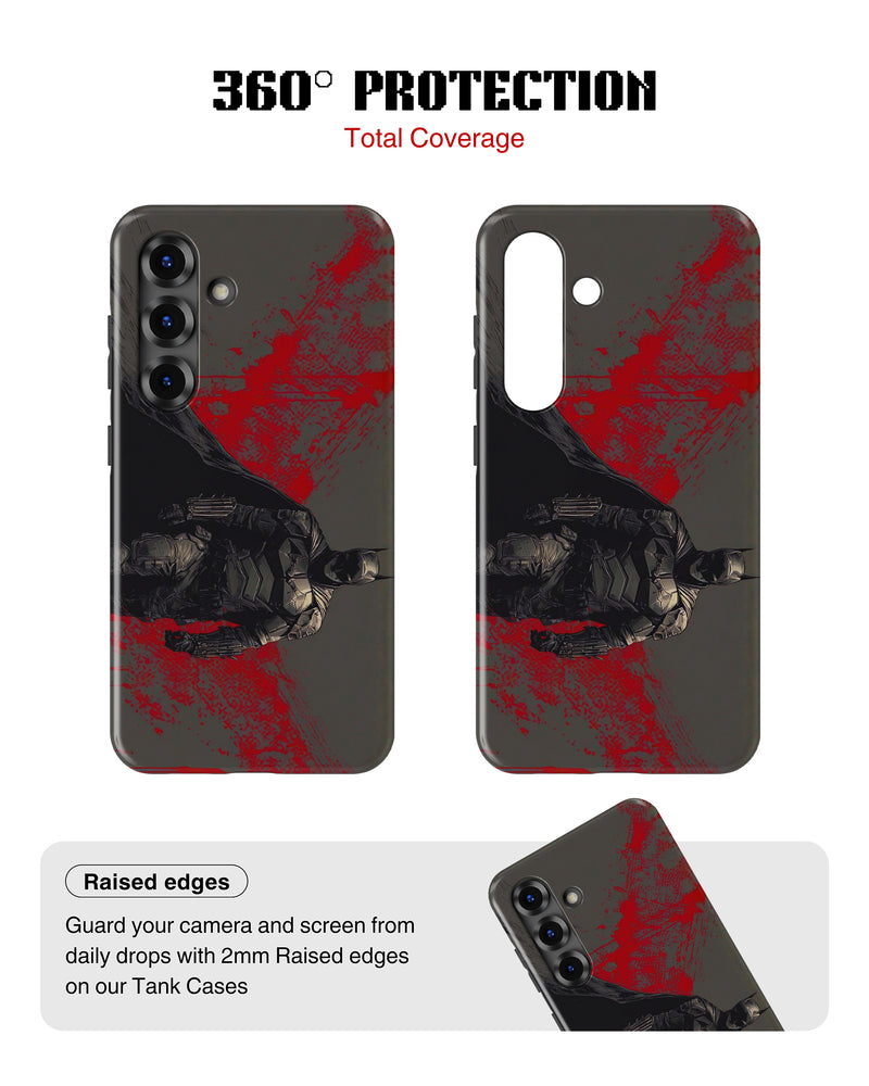 Samsung Galaxy S25 Tank Case | Superhero (Fallen Knight)