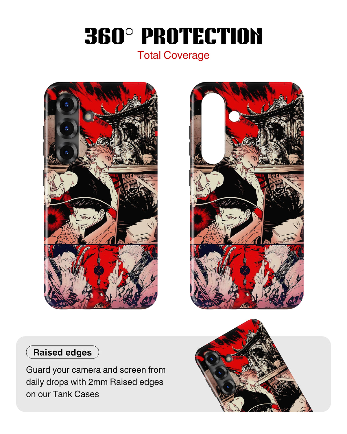 Samsung Galaxy S25 Tank Case | Anime (Gojo vs Sukuna)