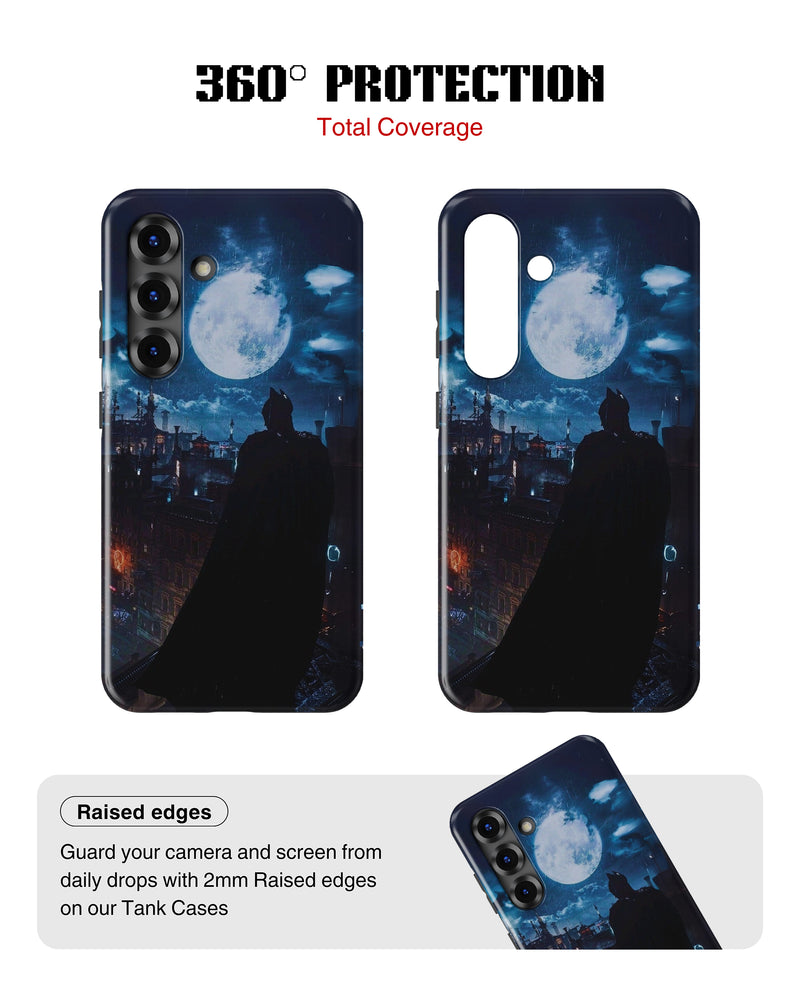 Samsung Galaxy S25 Tank Case | Superhero (Gotham Moon)
