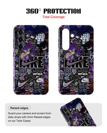 Samsung Galaxy S25 Tank Case | Modernism (Graffiti Hustle)
