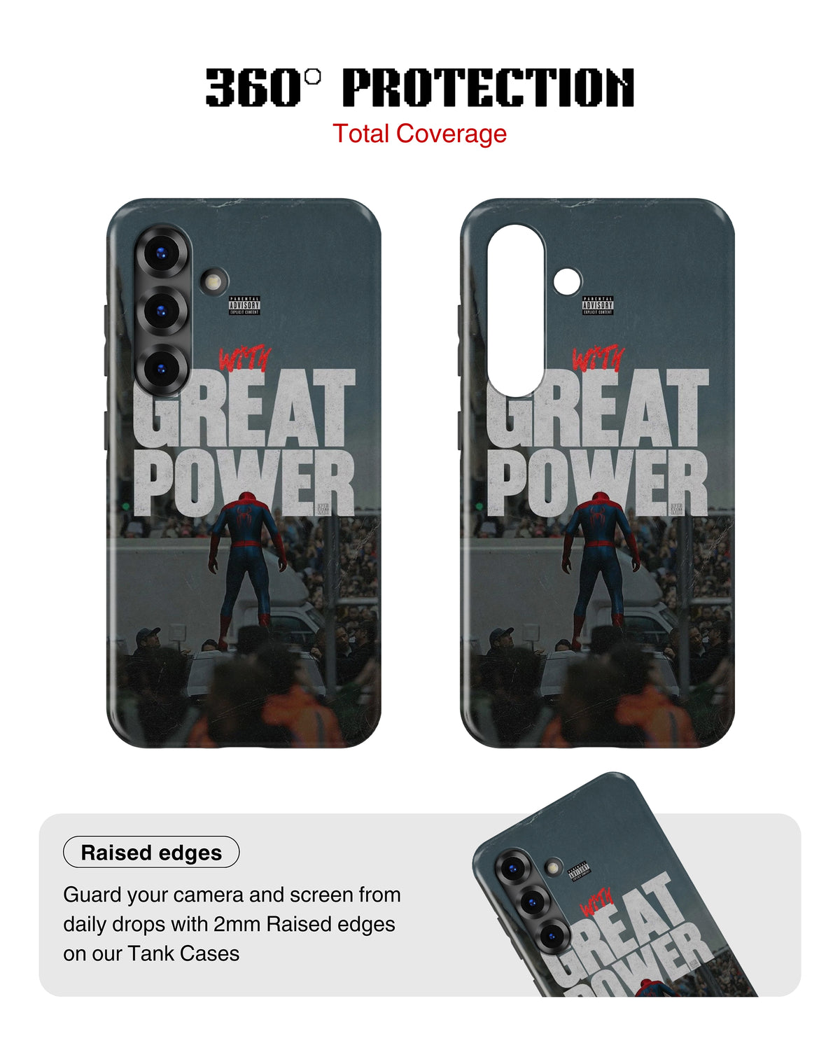 Samsung Galaxy S26 Tank Case | Superhero (Great Power)