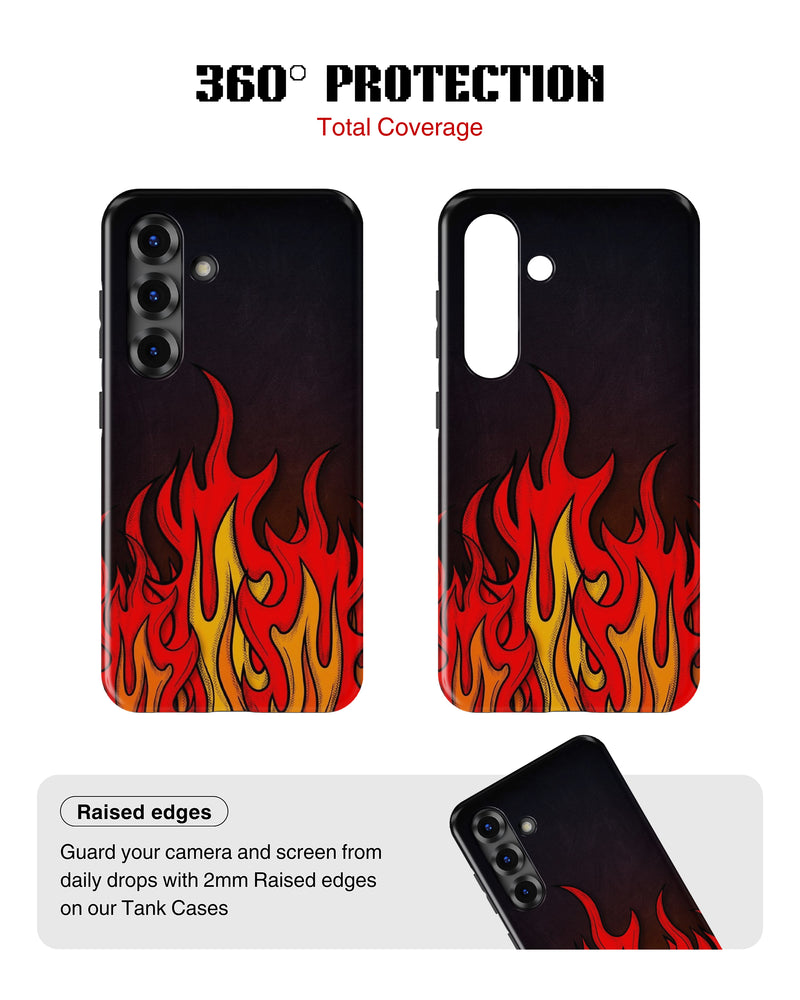 Samsung Galaxy S26 Tank Case | Modernism (Hellfire)
