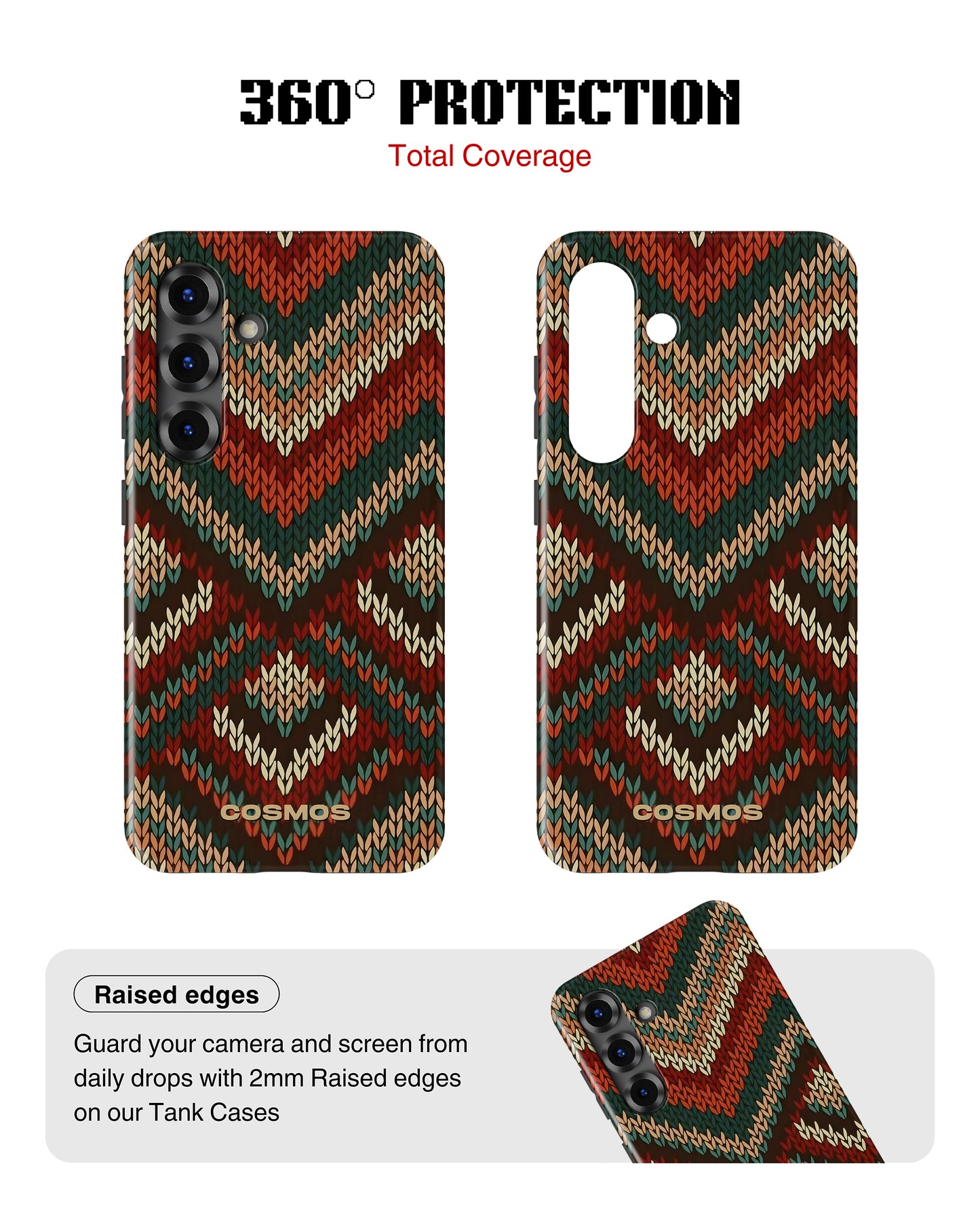Samsung Galaxy S25 Tank Case | Textures (Heritage Knit)