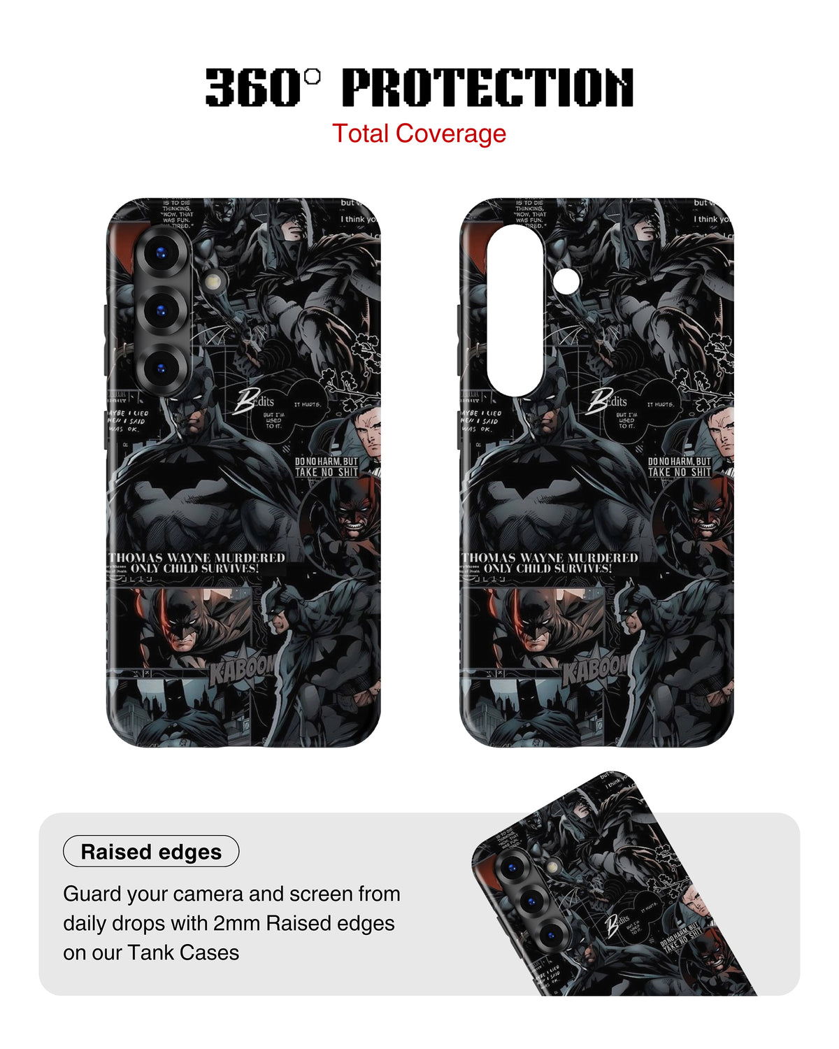 Samsung Galaxy S25 Tank Case | Superhero (Knightfall)