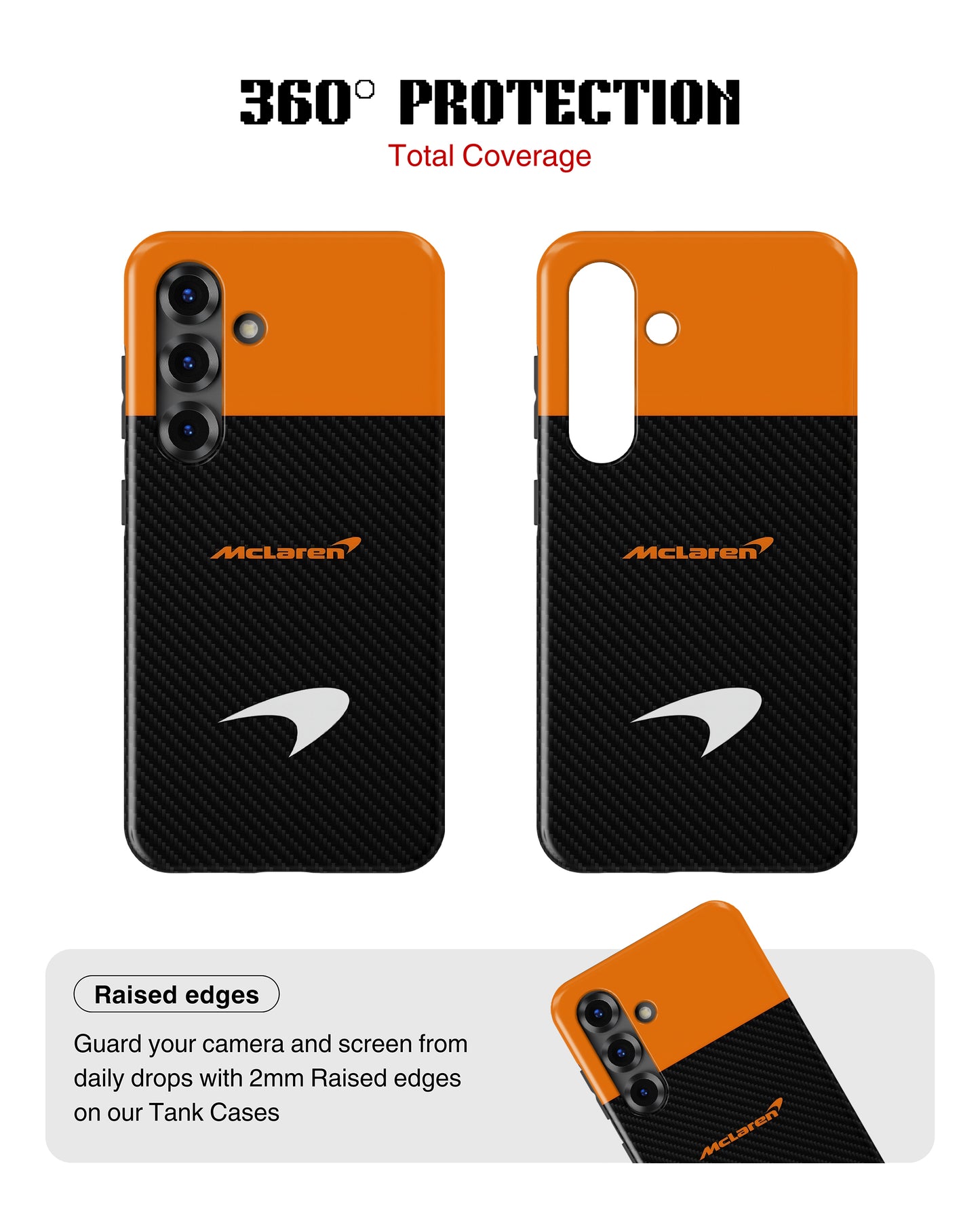 Samsung Galaxy S25 Tank Case | Formula 1 (McLaren Carbon)
