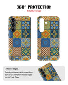 Samsung Galaxy S25 Tank Case | Girls Aesthetics (Moroccan Tiles)