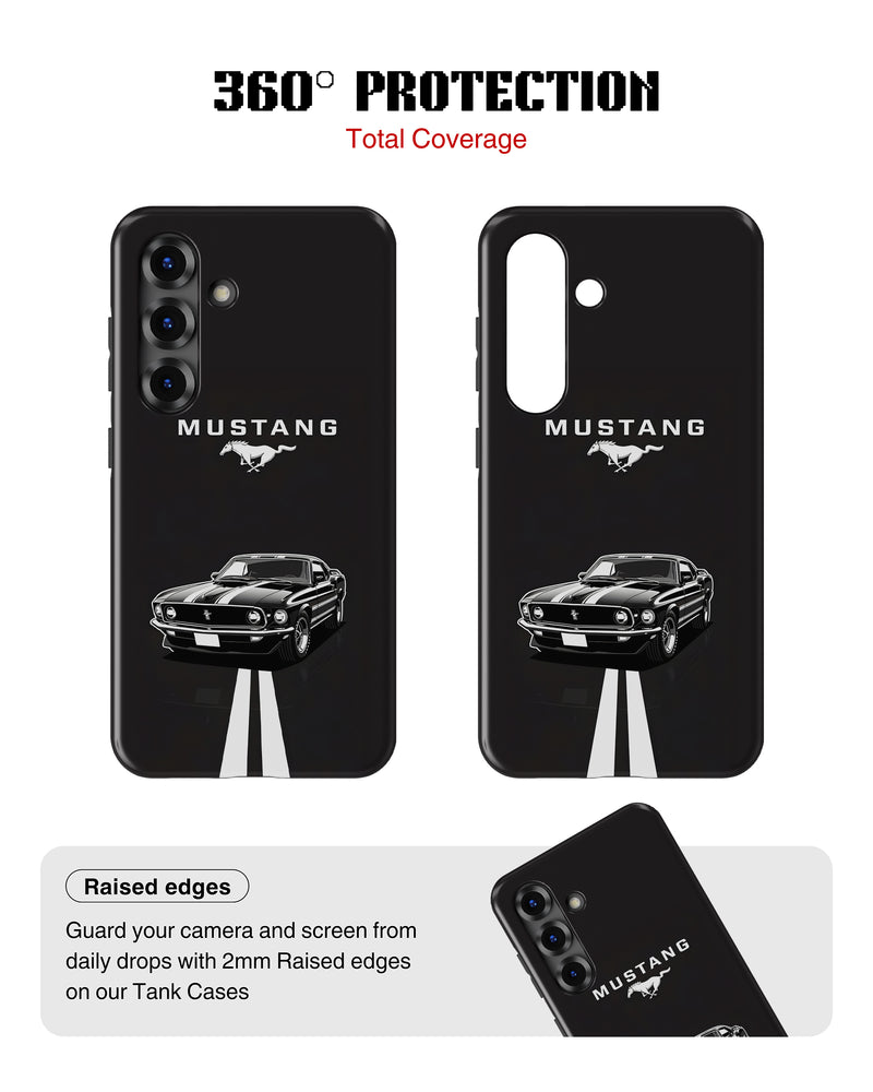 Samsung Galaxy S25 Tank Case | Sports Car (Mustang)