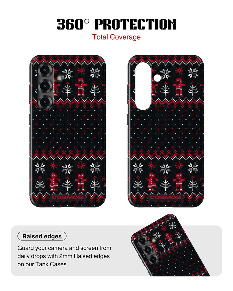 Samsung Galaxy S26 Tank Case | Textures (Nordic Night)