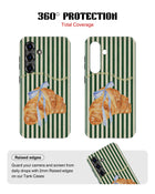 Samsung Galaxy S25 Tank Case | Girls Aesthetics (Paris Croissant)