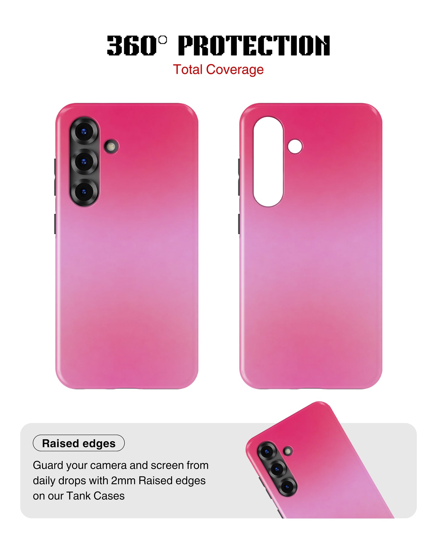 Samsung Galaxy S25 Tank Case | Girls Aesthetics (Pink Mist)