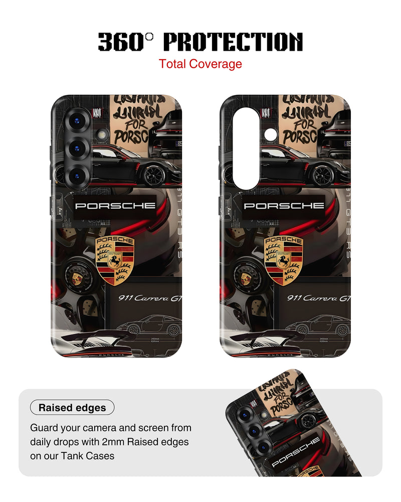 Samsung Galaxy S25 Tank Case | Sports Car (Porsche Originals)
