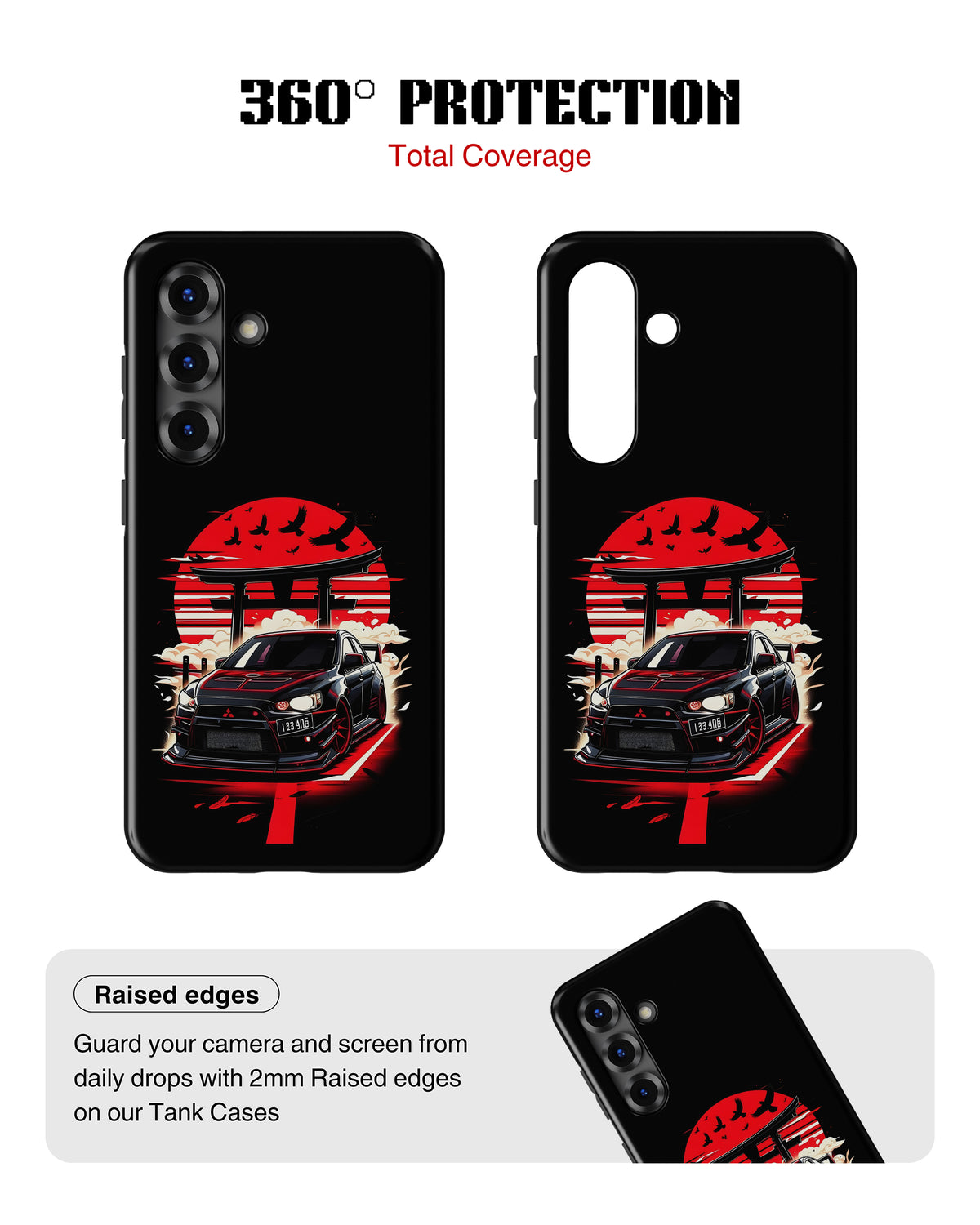 Samsung Galaxy S26 Tank Case | Sports Car (Rising Sun)