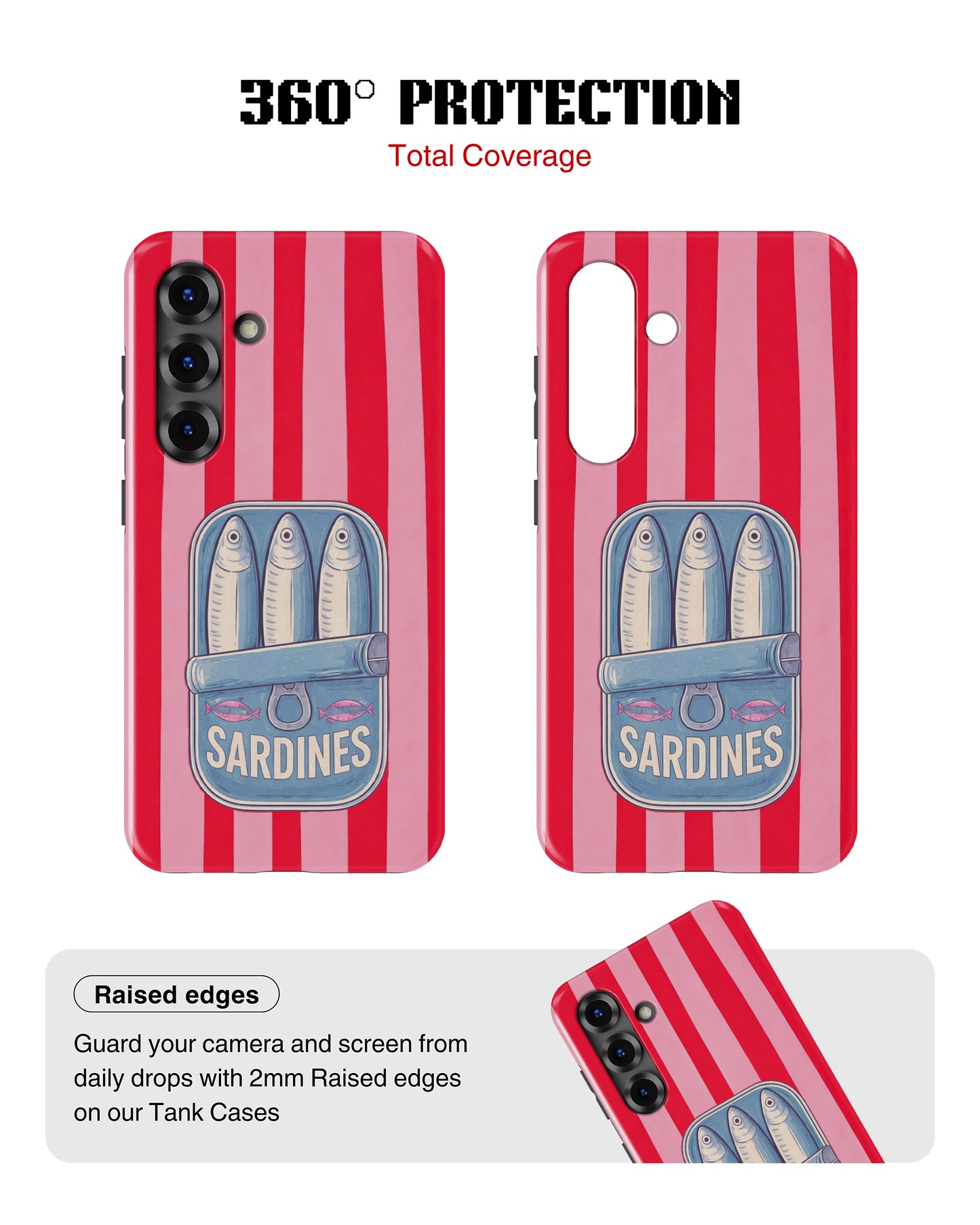 Samsung Galaxy S25 Tank Case | Girls Aesthetics (Sardine Pop)
