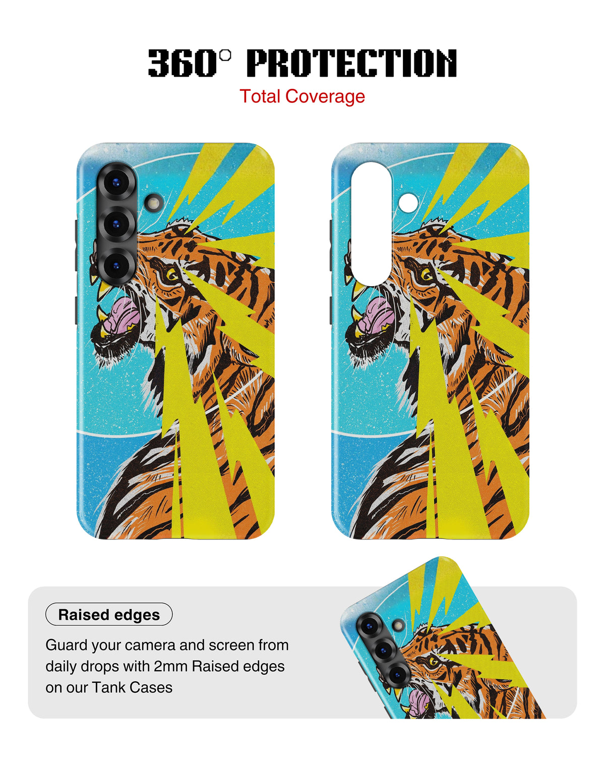 Samsung Galaxy S25 Tank Case | Modernism (Thunder Roar)