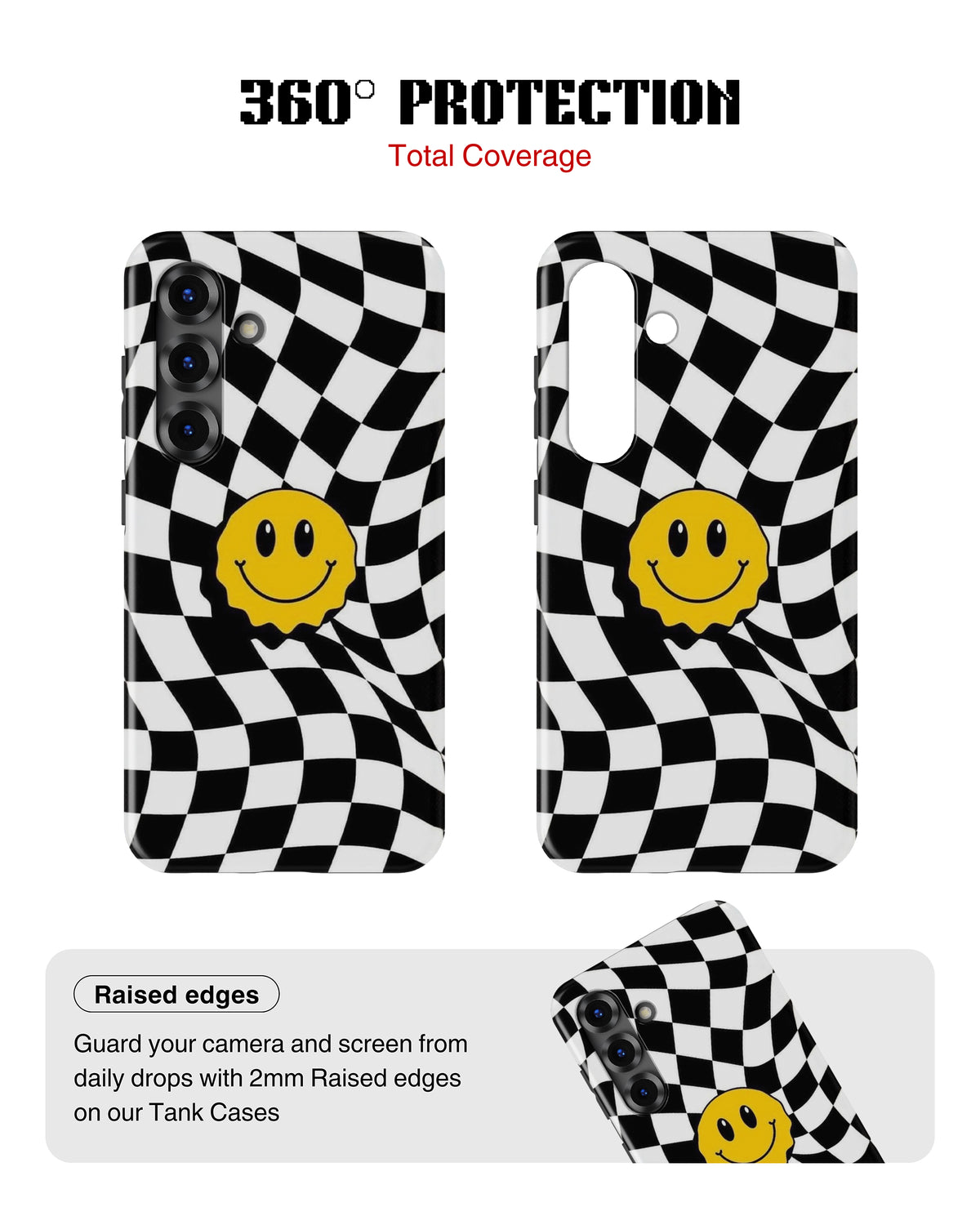Samsung Galaxy S25 Tank Case | Modernism (Warped Smile)