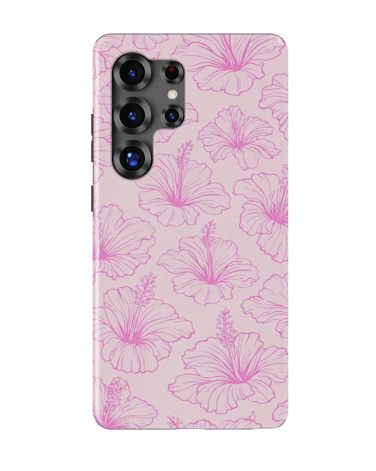 Samsung Galaxy S26 Ultra Tank Case | Girls Aesthetics (Blush Hibiscus)
