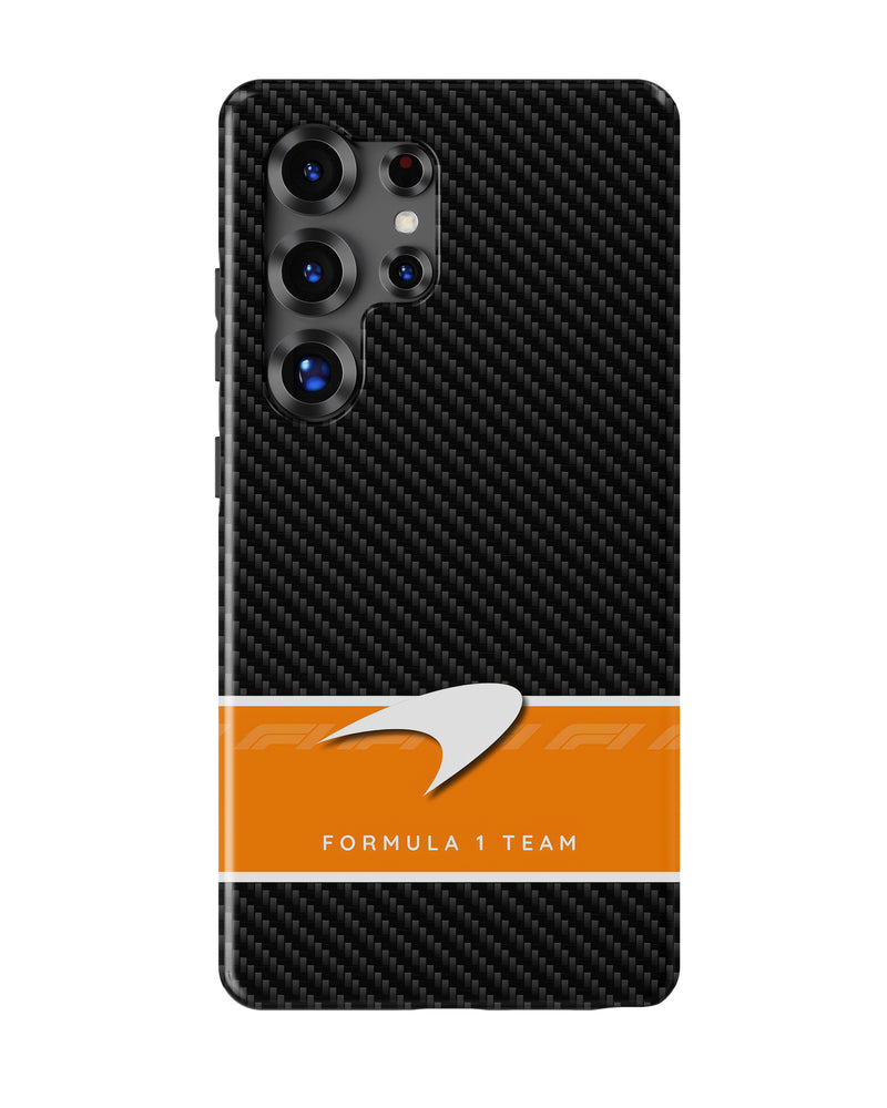Samsung Galaxy S25 Ultra Tank Case | Formula 1 (Carbon McLaren)