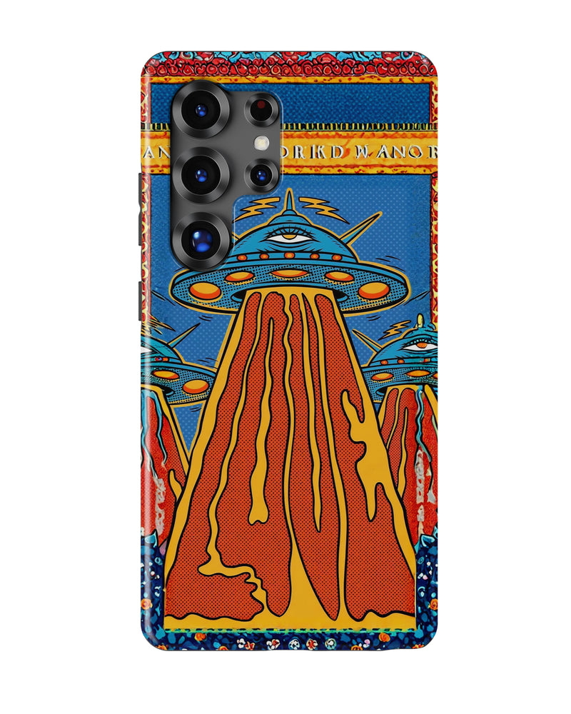 Samsung Galaxy S26 Ultra Tank Case | Modernism (Cosmic Invasion)