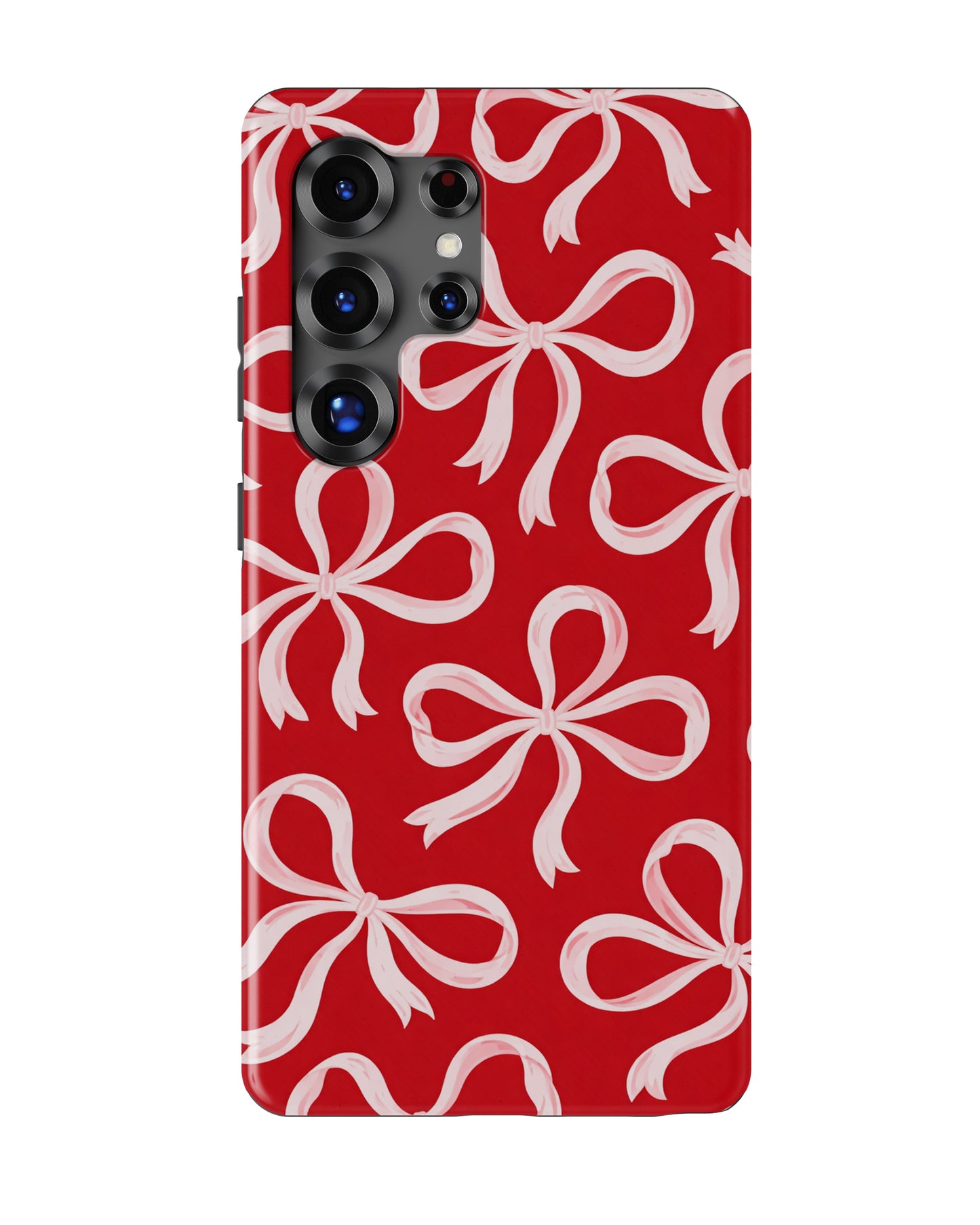 Samsung Galaxy S26 Ultra Tank Case | Girls Aesthetics (Crimson Bows)
