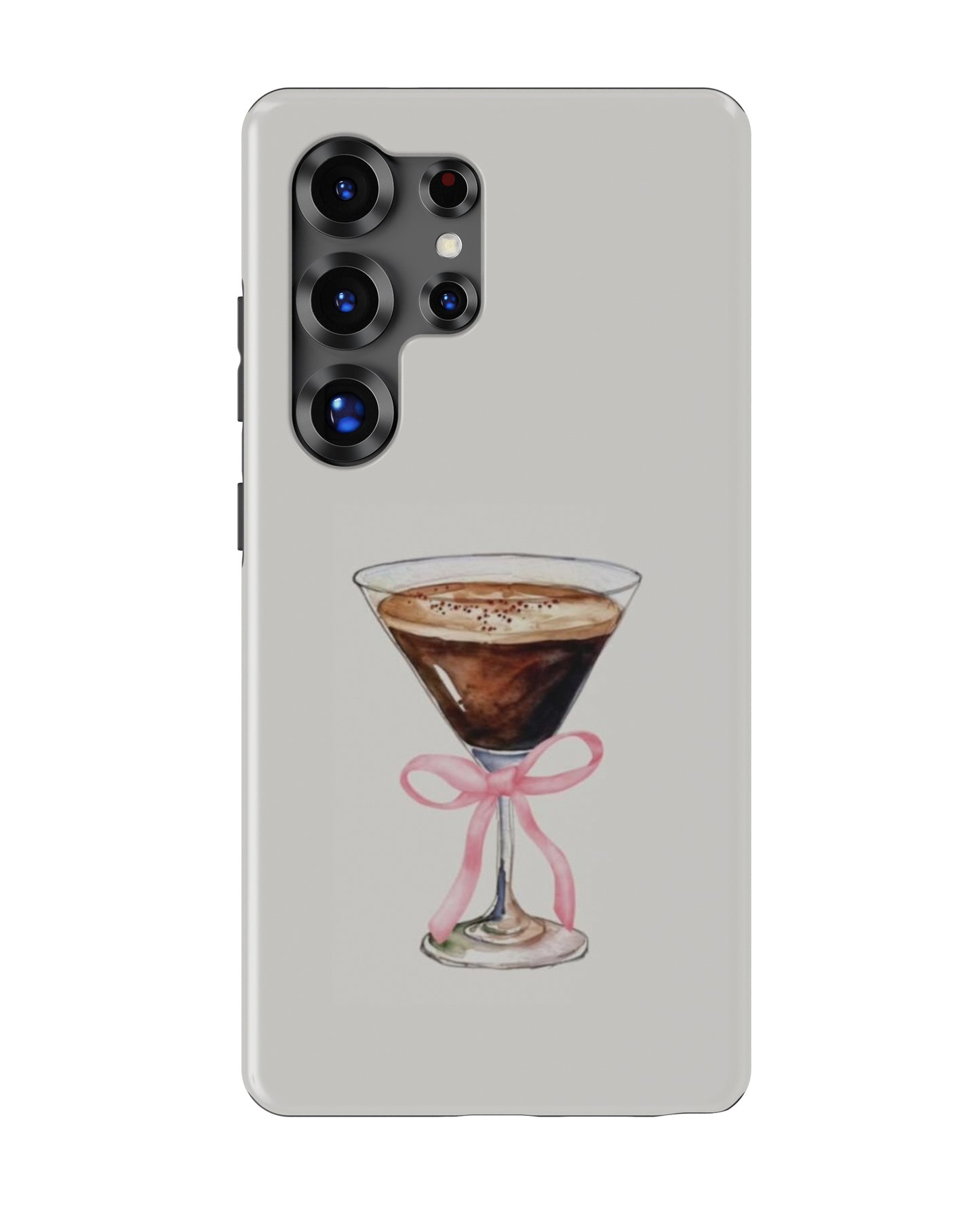 Samsung Galaxy S26 Ultra Tank Case | Girls Aesthetics (Espresso Bow)