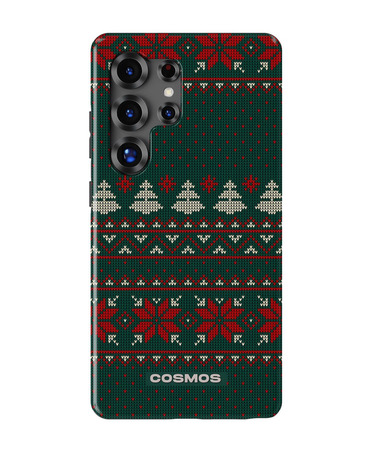 Samsung Galaxy S25 Ultra Tank Case | Textures (Evergreen Knit)