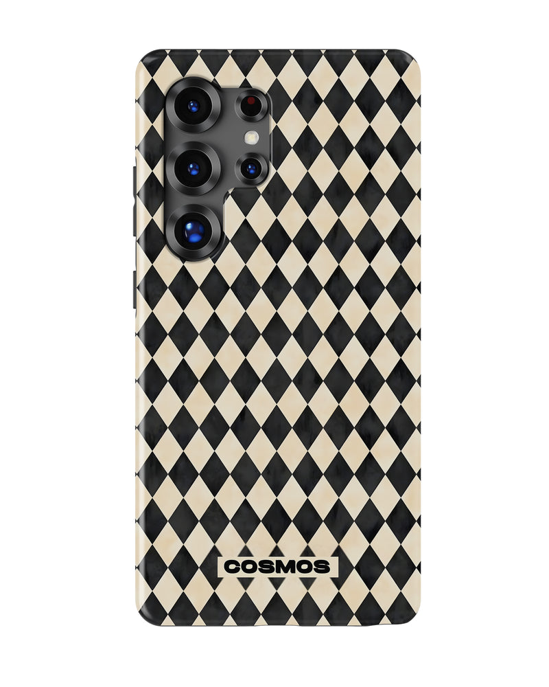 Samsung Galaxy S26 Ultra Tank Case | Textures (Harlequin Ivory)
