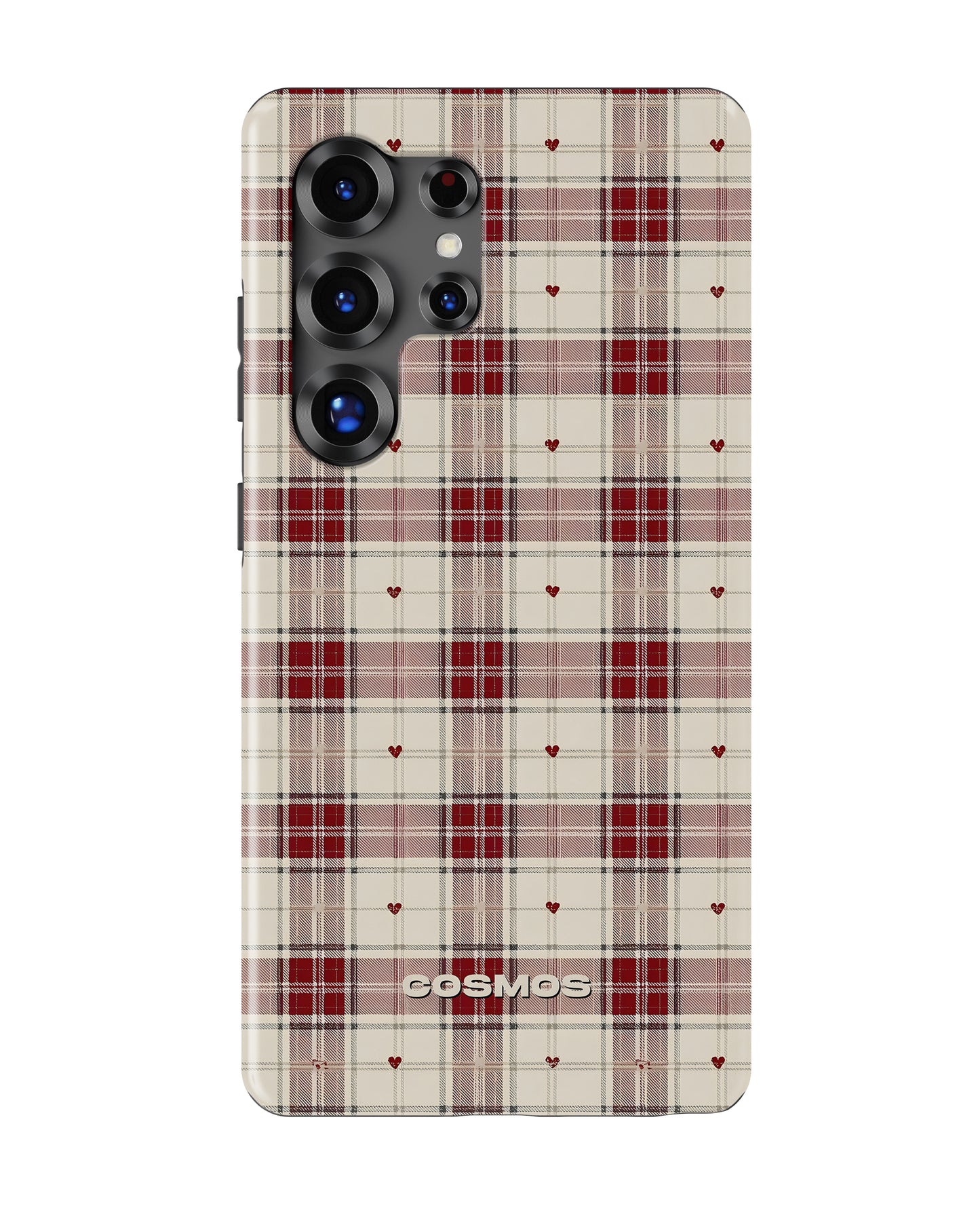 Samsung Galaxy S25 Ultra Tank Case | Textures (Heritage Plaid)
