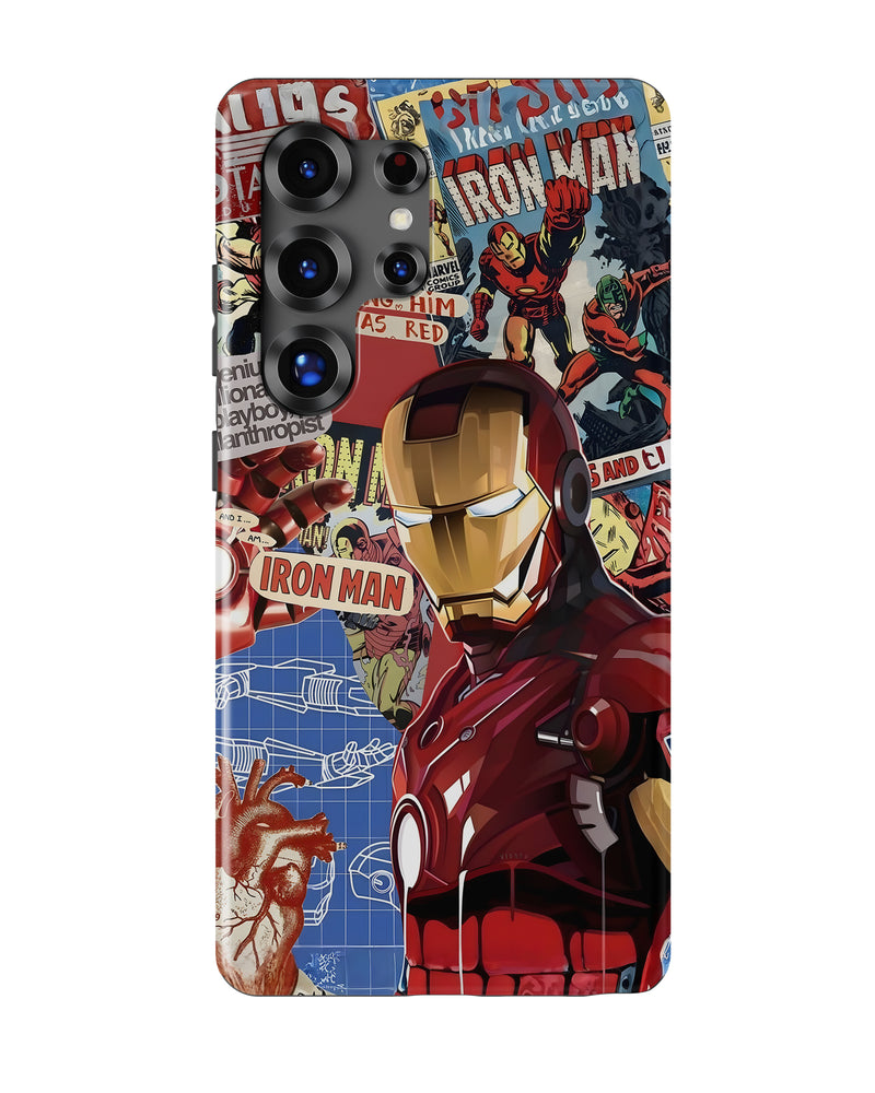 Samsung Galaxy S25 Ultra Tank Case | Superhero (IronMan Originals)