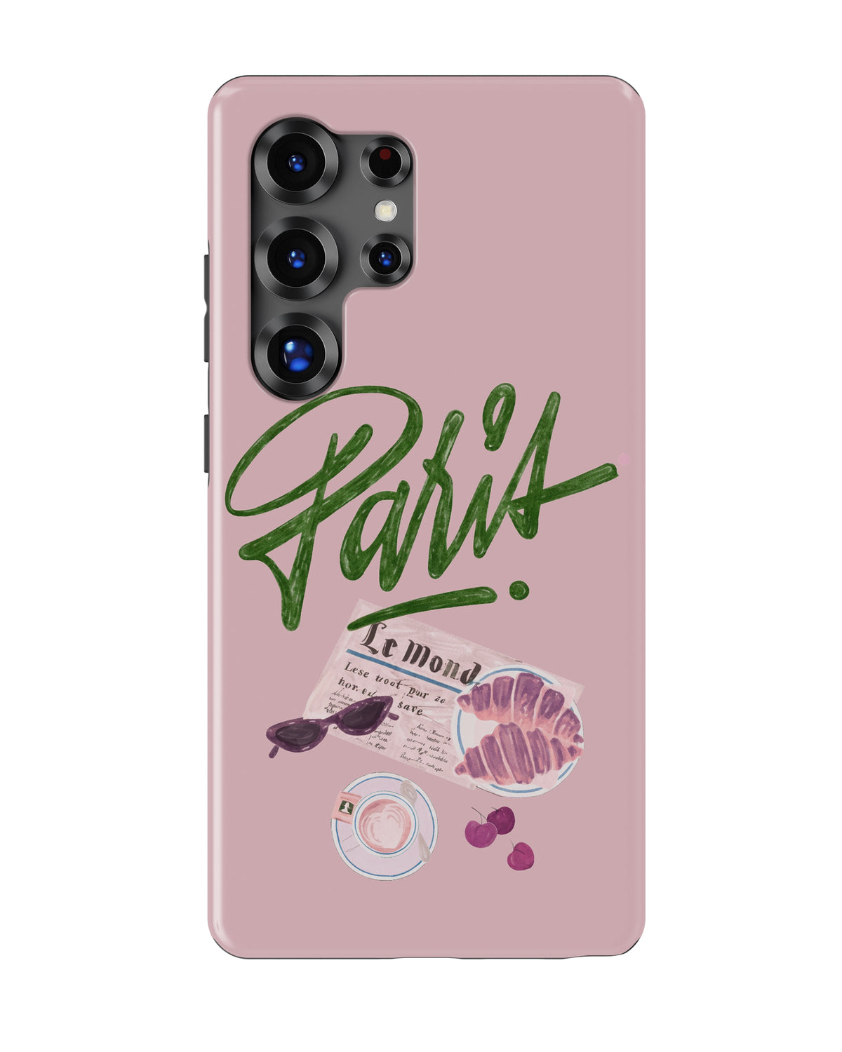 Samsung Galaxy S26 Ultra Tank Case | Girls Aesthetics (Paris Pink)