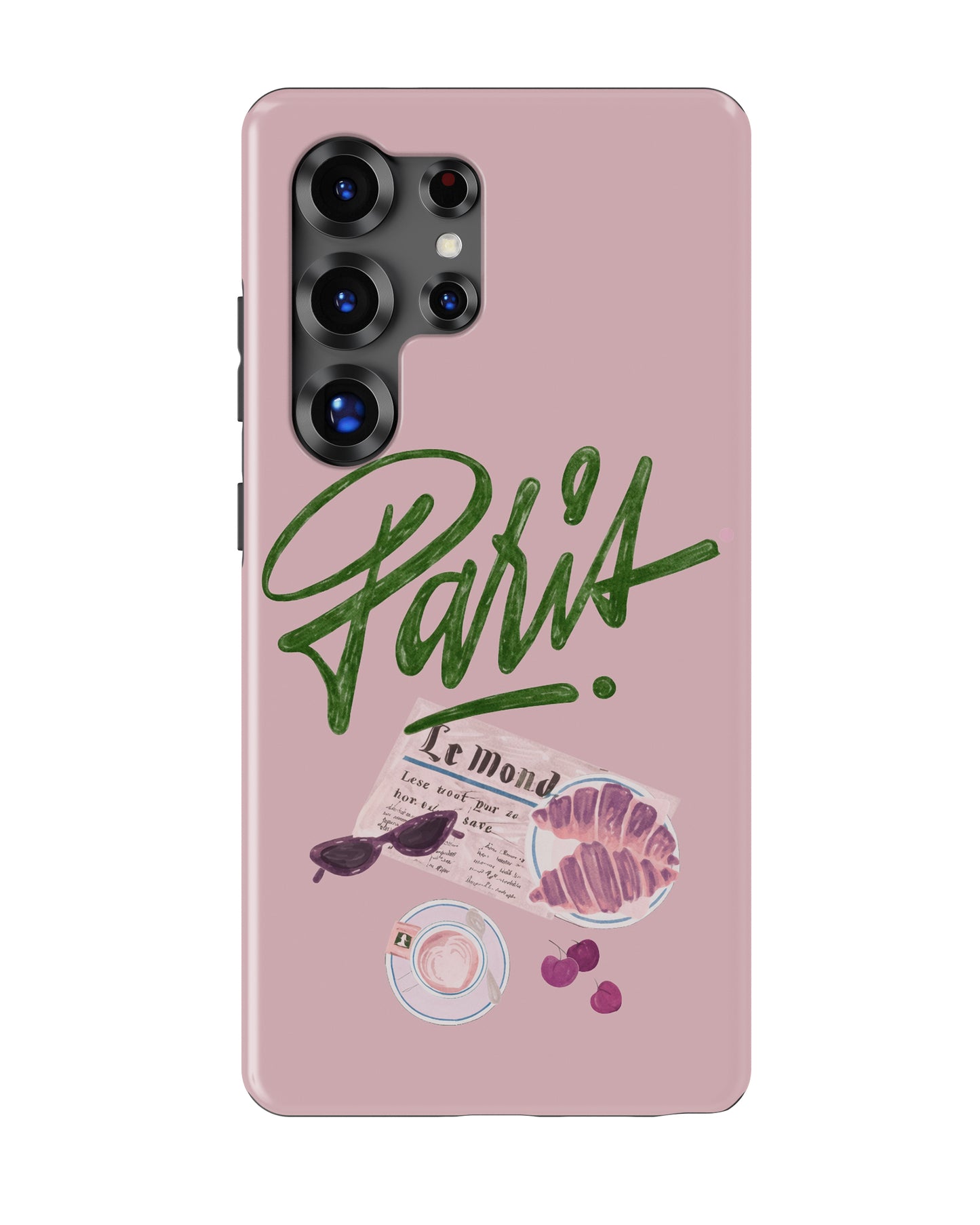 Samsung Galaxy S26 Ultra Tank Case | Girls Aesthetics (Paris Pink)