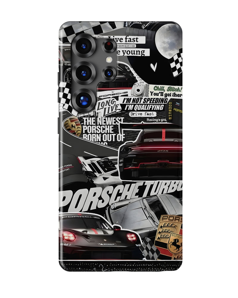 Samsung Galaxy S25 Ultra Tank Case | Sports Car (Porsche Sports Classics)
