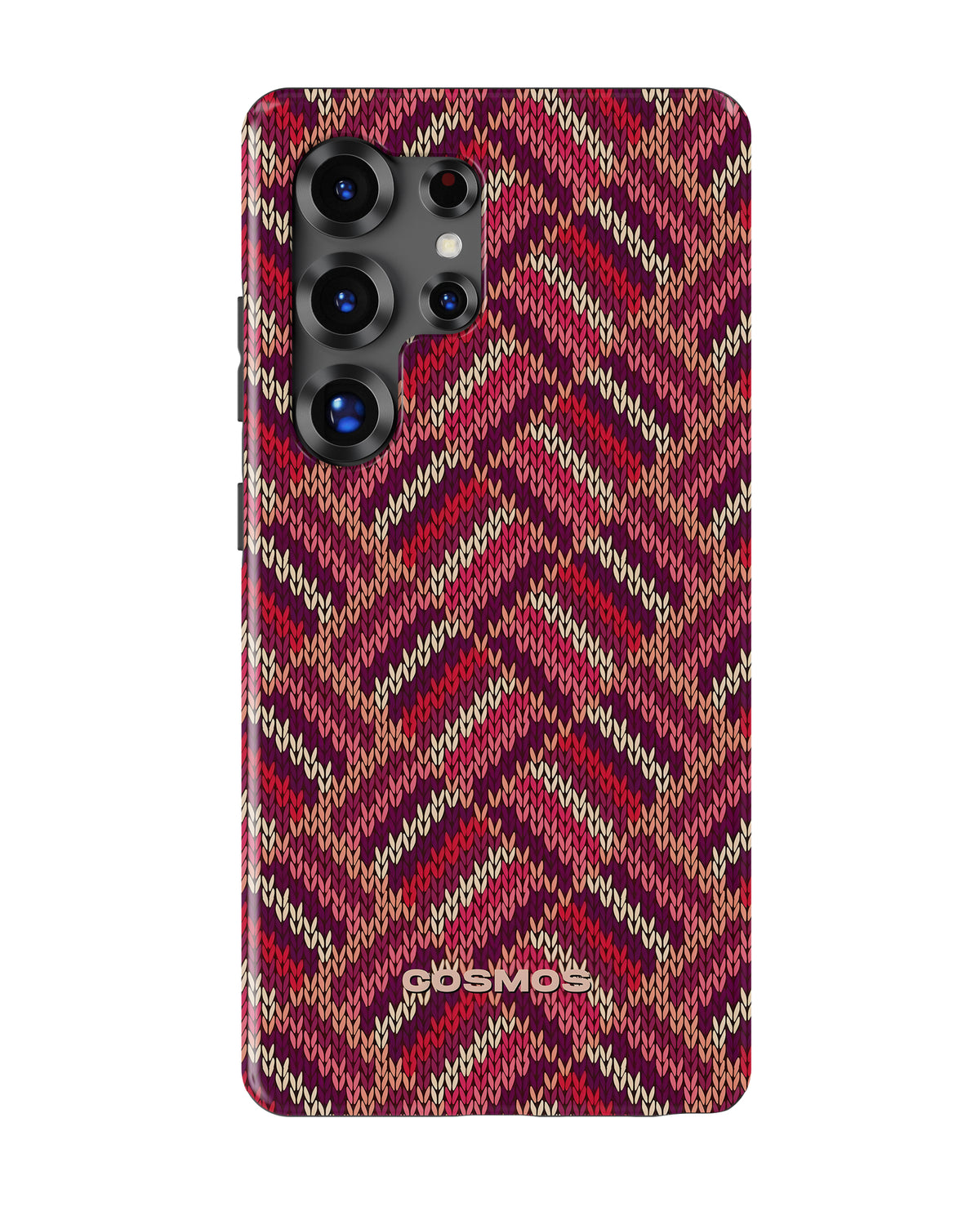 Samsung Galaxy S25 Ultra Tank Case | Textures (Ruby Weave)