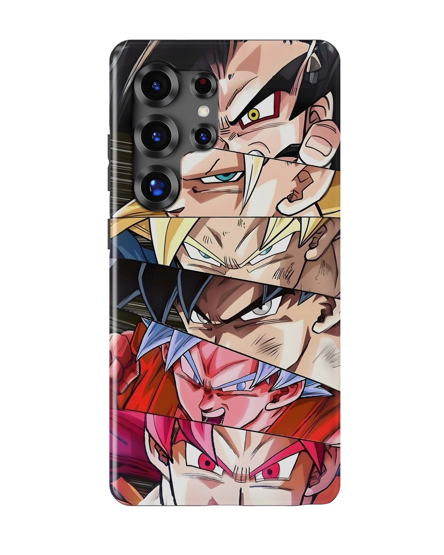 Samsung Galaxy S25 Ultra Tank Case | Anime (Saiyan Faces)